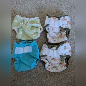 Thirsties Size 1 Cloth Diapers Outers Set Of 4